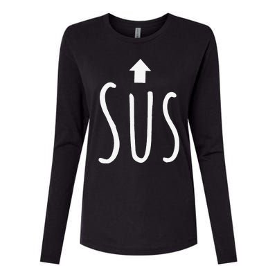 Funny Sus Arrow Gift Womens Cotton Relaxed Long Sleeve T-Shirt