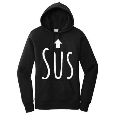 Funny Sus Arrow Gift Women's Pullover Hoodie