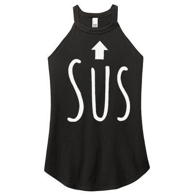 Funny Sus Arrow Gift Women’s Perfect Tri Rocker Tank