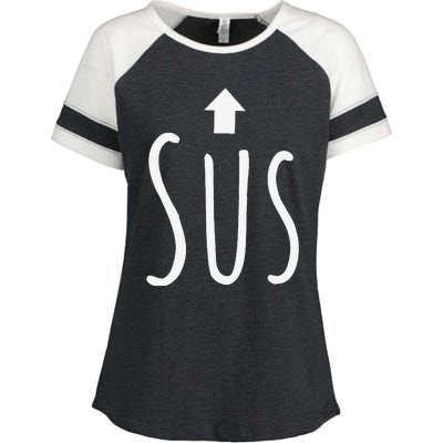 Funny Sus Arrow Gift Enza Ladies Jersey Colorblock Tee