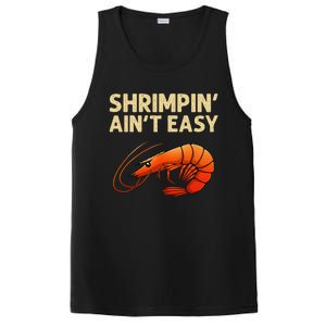 Funny Shrimpin Aint Easy Shrimp Gift Cool Fishing Fisher PosiCharge Competitor Tank