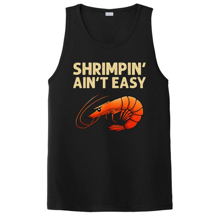 Funny Shrimpin Aint Easy Shrimp Gift Cool Fishing Fisher PosiCharge Competitor Tank