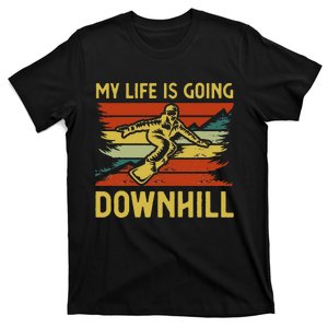 Funny Snowboarding Art For Snowboard Snowboarder T-Shirt