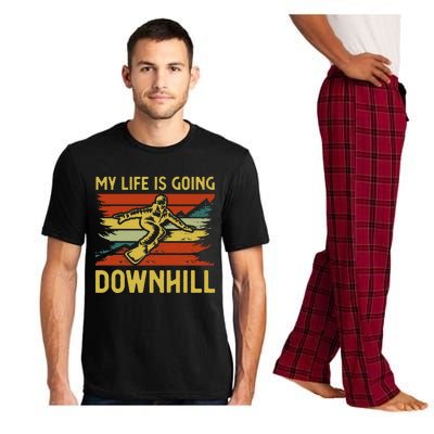 Funny Snowboarding Art For Snowboard Snowboarder Pajama Set