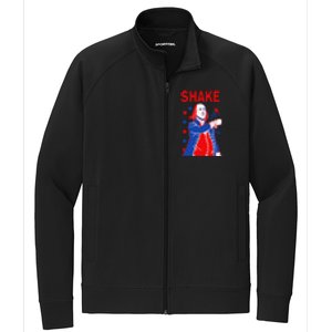 Funny Shake And Bake 4th Of July Couple Matching Stretch Full-Zip Cadet Jacket