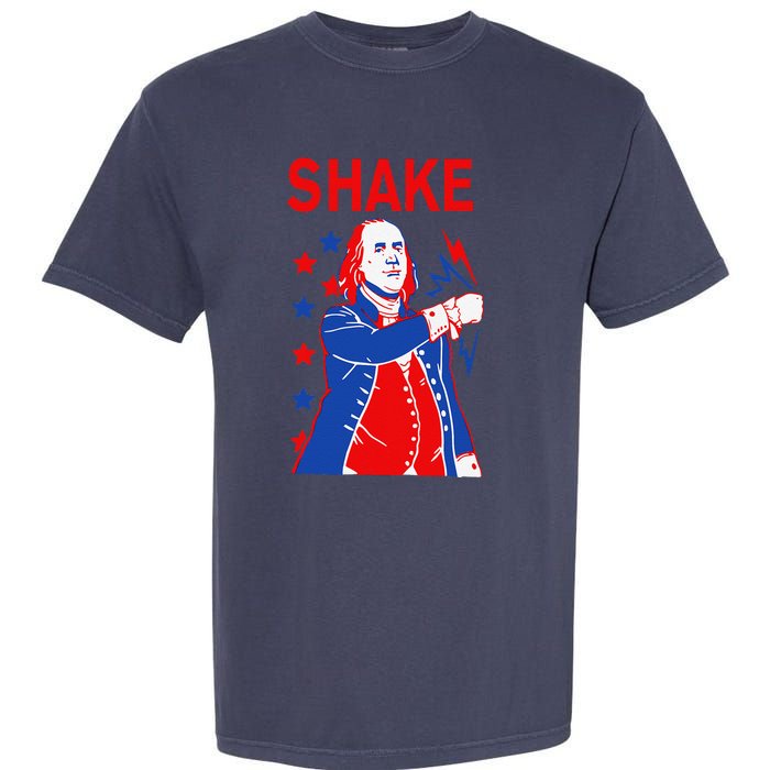 Funny Shake And Bake 4th Of July Couple Matching Garment-Dyed Heavyweight T-Shirt