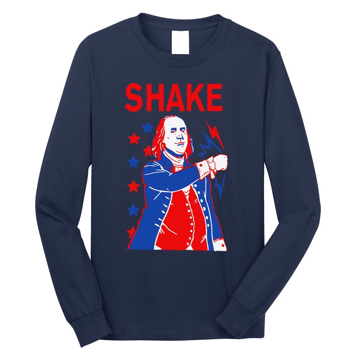 Funny Shake And Bake 4th Of July Couple Matching Long Sleeve Shirt