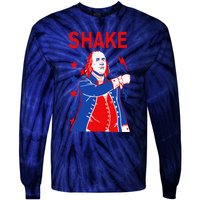 Funny Shake And Bake 4th Of July Couple Matching Tie-Dye Long Sleeve Shirt