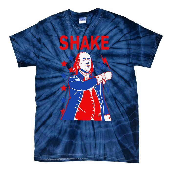 Funny Shake And Bake 4th Of July Couple Matching Tie-Dye T-Shirt