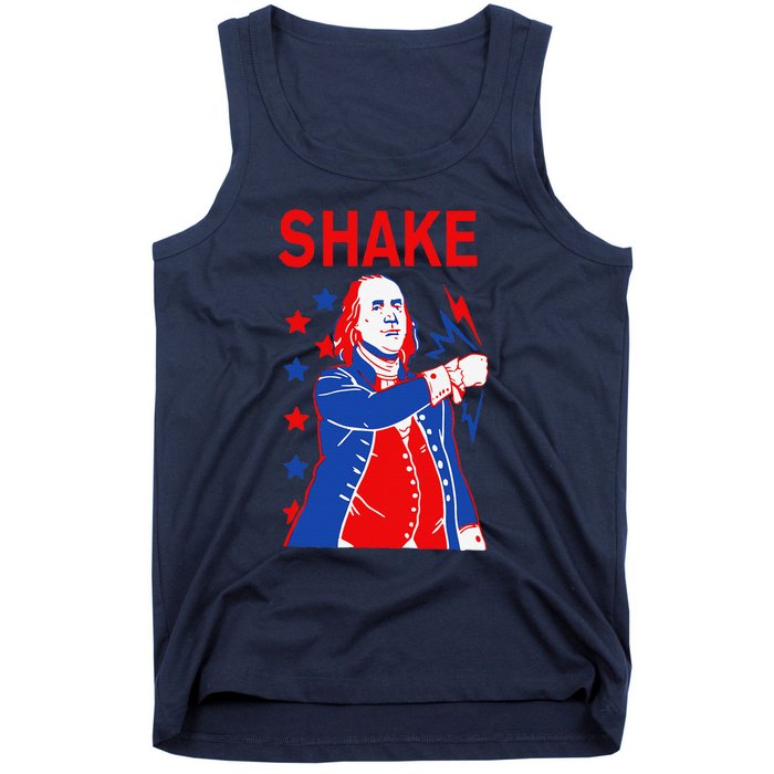 Funny Shake And Bake 4th Of July Couple Matching Tank Top