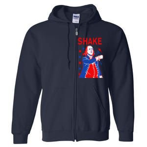 Funny Shake And Bake 4th Of July Couple Matching Full Zip Hoodie