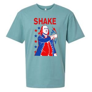 Funny Shake And Bake 4th Of July Couple Matching Sueded Cloud Jersey T-Shirt