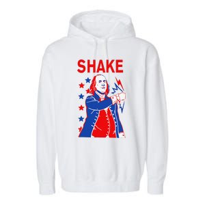 Funny Shake And Bake 4th Of July Couple Matching Garment-Dyed Fleece Hoodie