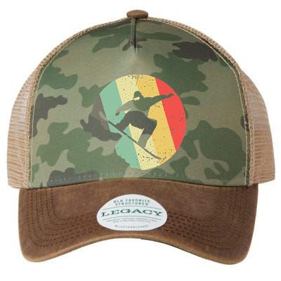 Funny Snowboarding Art For Snowboarder Snowboard Legacy Tie Dye Trucker Hat