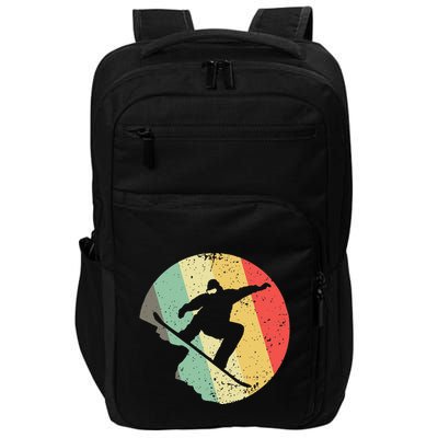 Funny Snowboarding Art For Snowboarder Snowboard Impact Tech Backpack