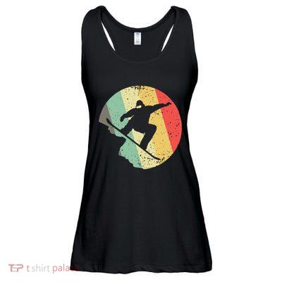 Funny Snowboarding Art For Snowboarder Snowboard Ladies Essential Flowy Tank