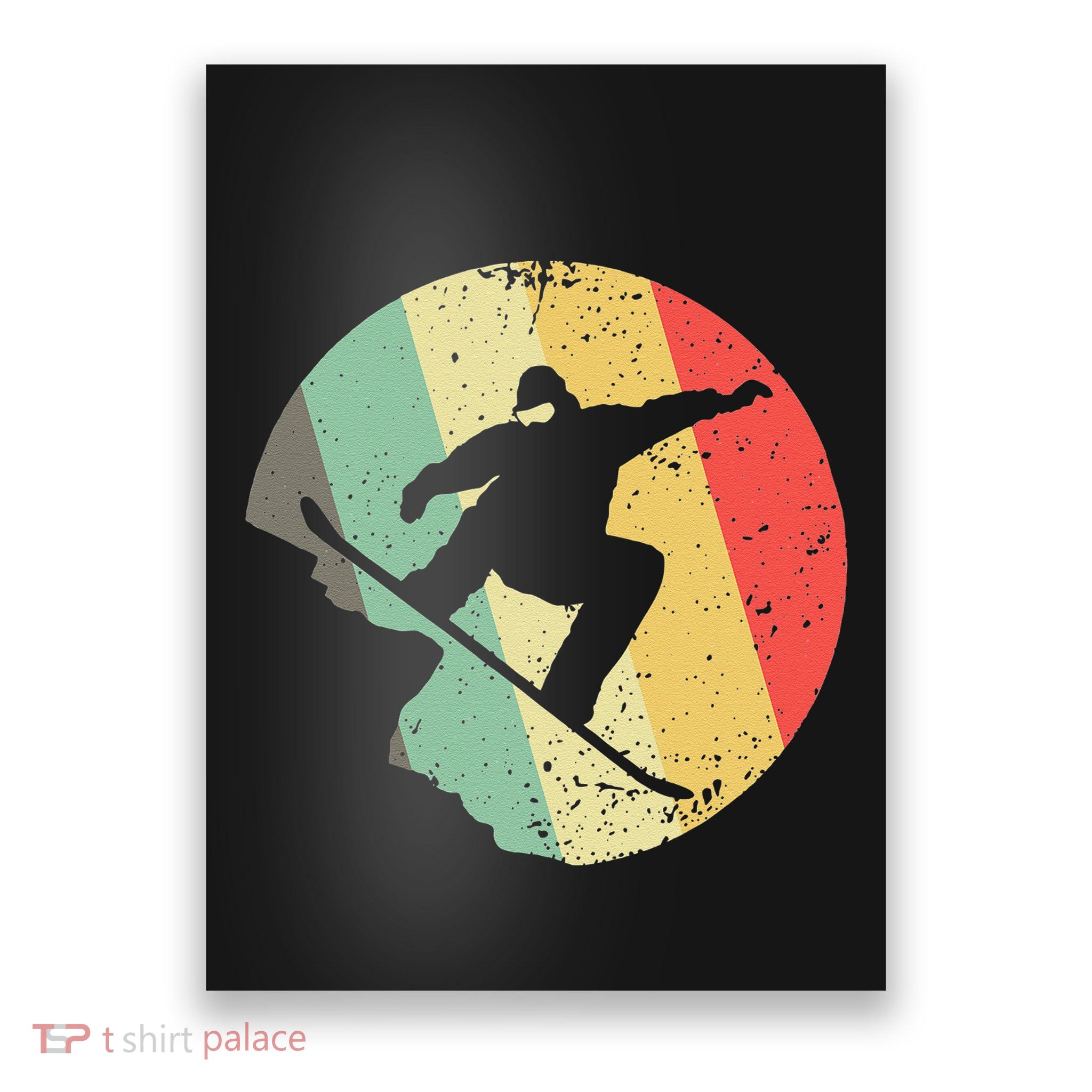 Funny Snowboarding Art For Snowboarder Snowboard Poster