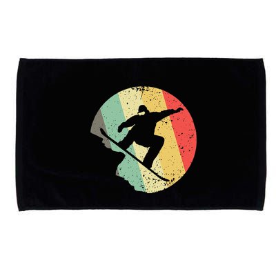 Funny Snowboarding Art For Snowboarder Snowboard Microfiber Hand Towel