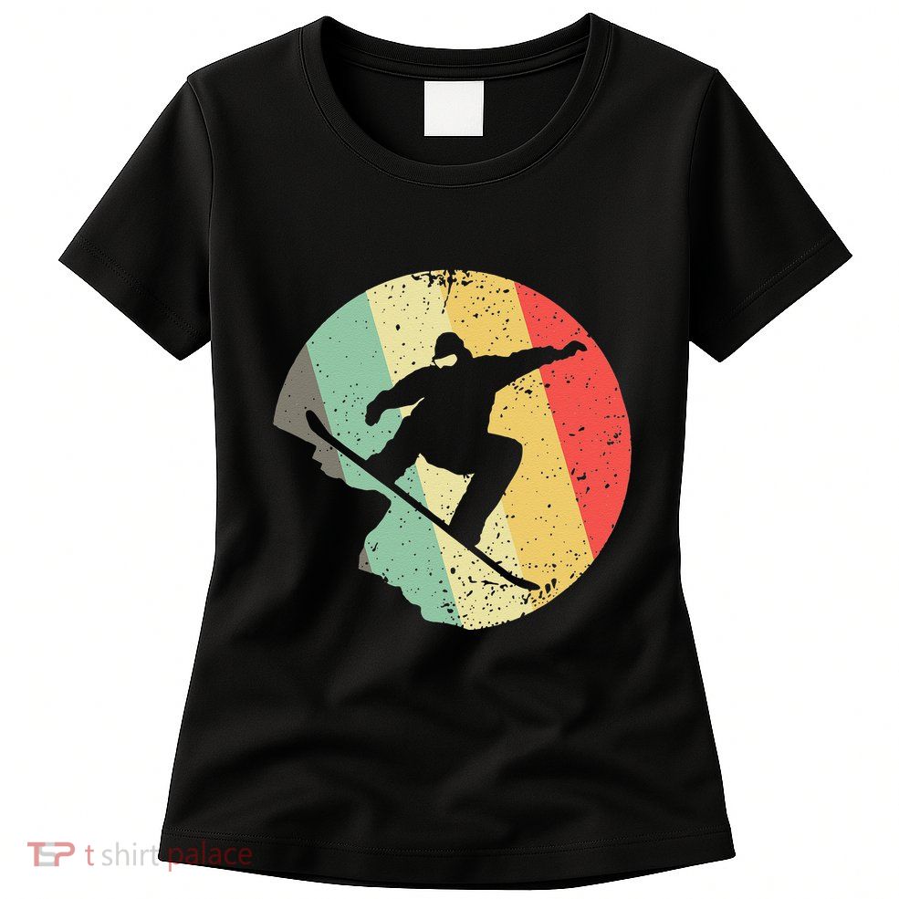 Funny Snowboarding Art For Snowboarder Snowboard Womens T-Shirt