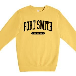 Fort Smith Arkansas Souvenirs College Style Fort Smith Arkansas Premium Crewneck Sweatshirt