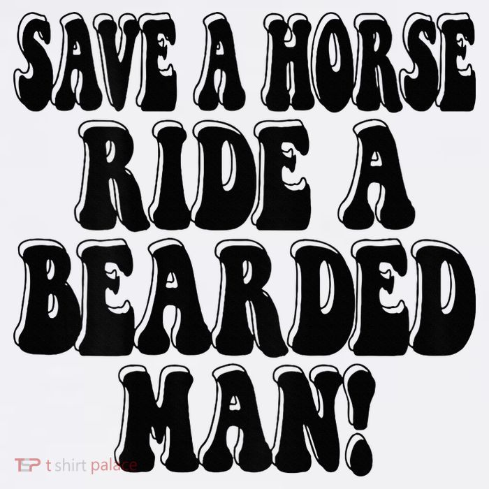 Funny Save A Horse Ride A Bearded Man Bucket Hat