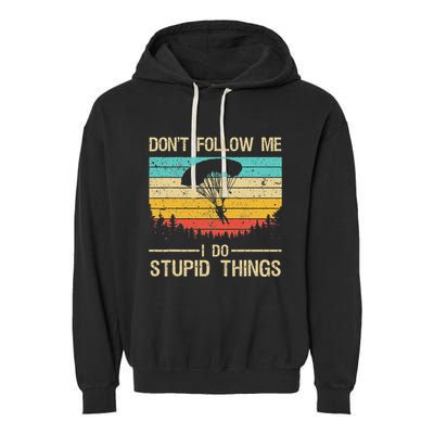 Funny Skydiving Art For Women Skydiver Skydive Lovers Garment-Dyed Fleece Hoodie