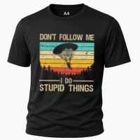 Funny Skydiving Art For Women Skydiver Skydive Lovers Cooling Performance Crew T-Shirt