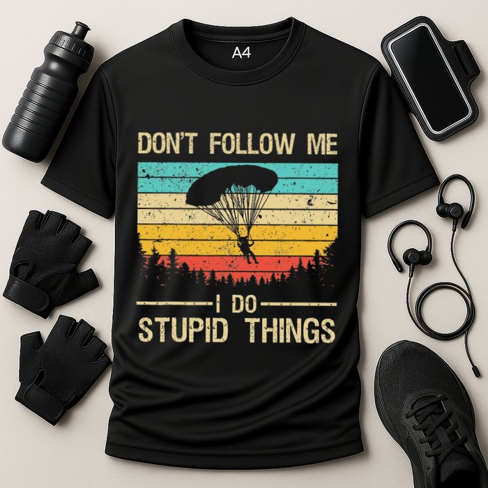 Funny Skydiving Art For Women Skydiver Skydive Lovers Cooling Performance Crew T-Shirt