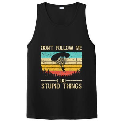 Funny Skydiving Art For Women Skydiver Skydive Lovers PosiCharge Competitor Tank