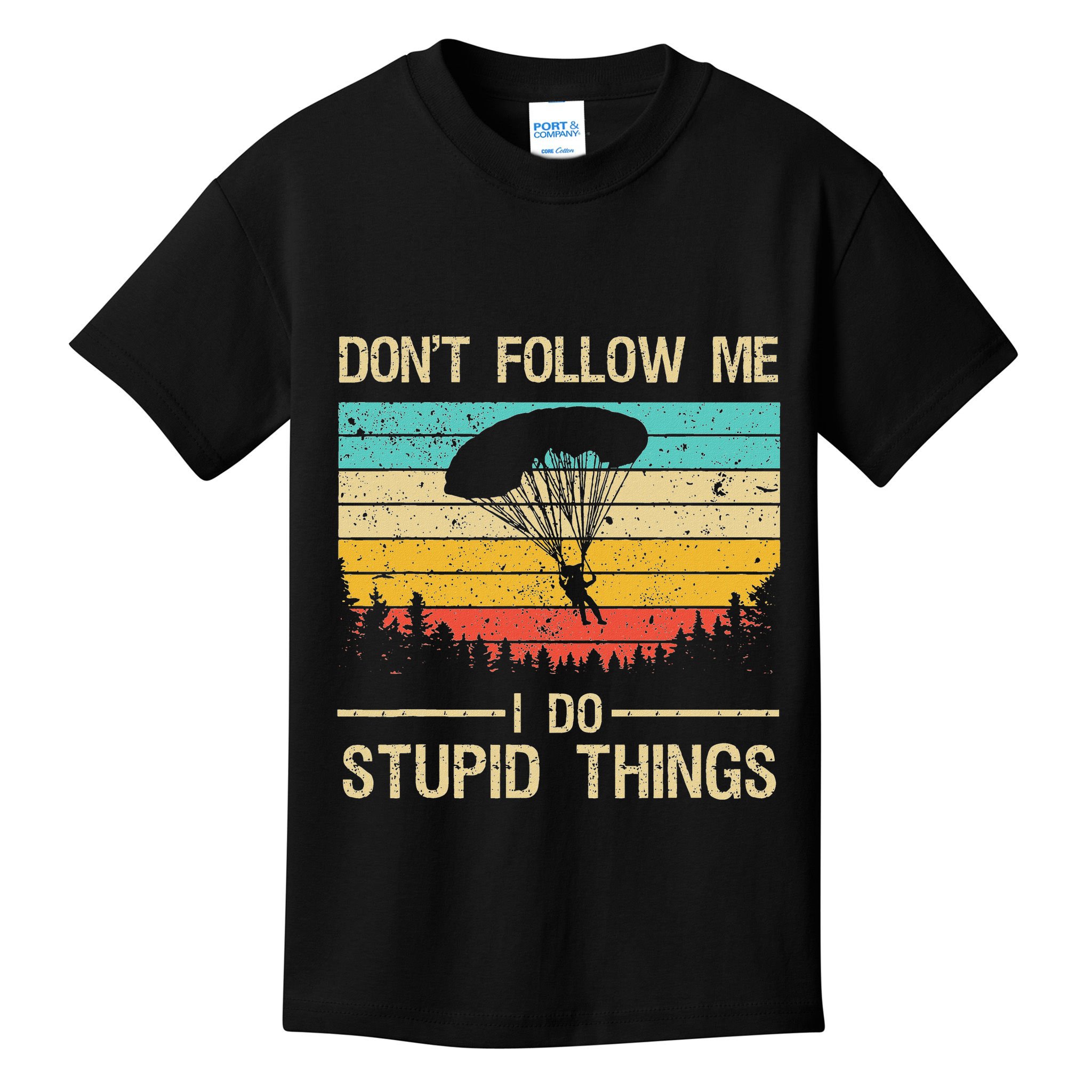 Funny Skydiving Art For Women Skydiver Skydive Lovers Kids T-Shirt