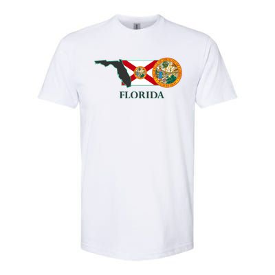 Florida Seal And Flag Softstyle® CVC T-Shirt