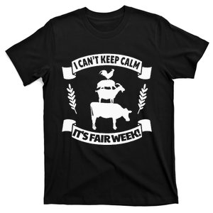 Fun State and County Fair Show Farm Animal Showing Quote T-Shirt