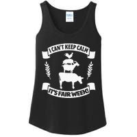 Fun State and County Fair Show Farm Animal Showing Quote Ladies Essential Tank