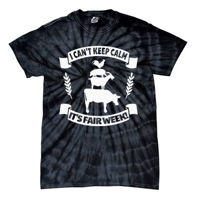 Fun State and County Fair Show Farm Animal Showing Quote Tie-Dye T-Shirt