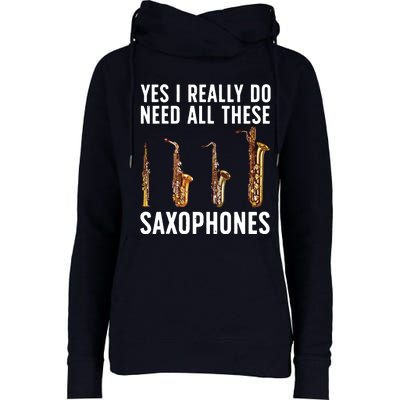 Funny Saxophone Art For Men Women Sax Player Musician Womens Funnel Neck Pullover Hood