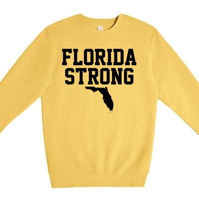 Florida Strong Awareness Hurricane Milton Premium Crewneck Sweatshirt