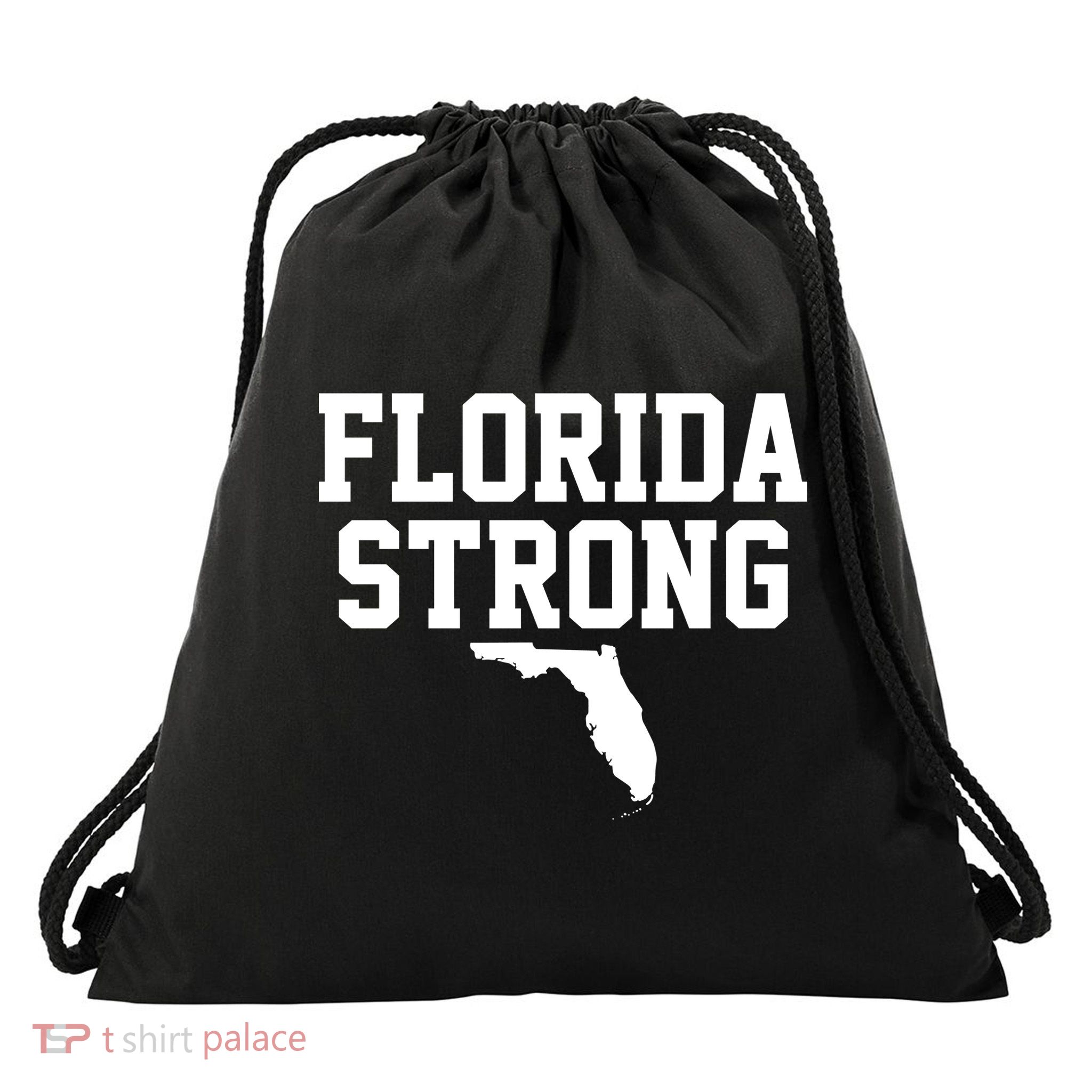 Florida Strong Awareness Hurricane Milton Drawstring Bag
