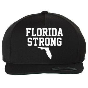 Florida Strong Awareness Hurricane Milton Wool Snapback Cap