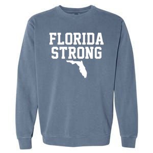 Florida Strong Awareness Hurricane Milton Garment-Dyed Sweatshirt