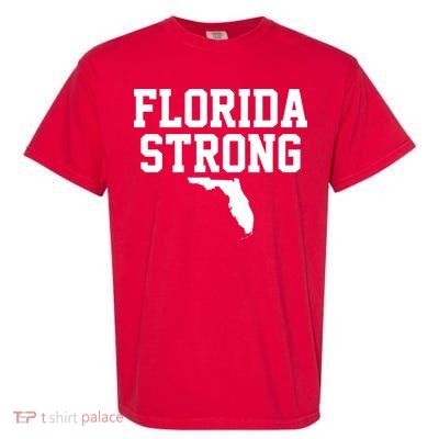 Florida Strong Awareness Hurricane Milton Garment-Dyed Heavyweight T-Shirt