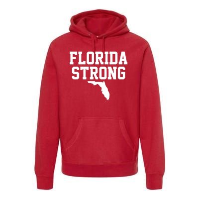 Florida Strong Awareness Hurricane Milton Premium Hoodie