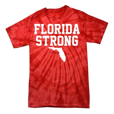 Florida Strong Awareness Hurricane Milton Tie-Dye T-Shirt