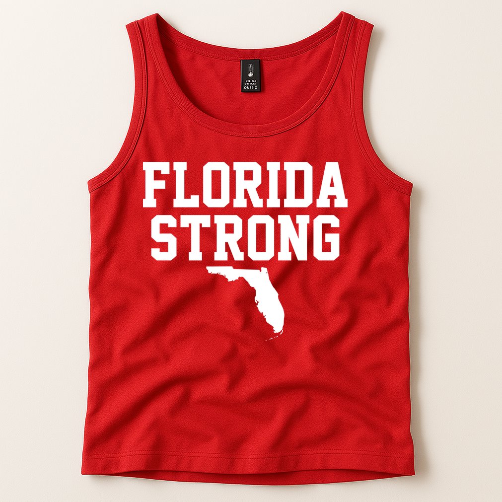 Florida Strong Awareness Hurricane Milton Tank Top