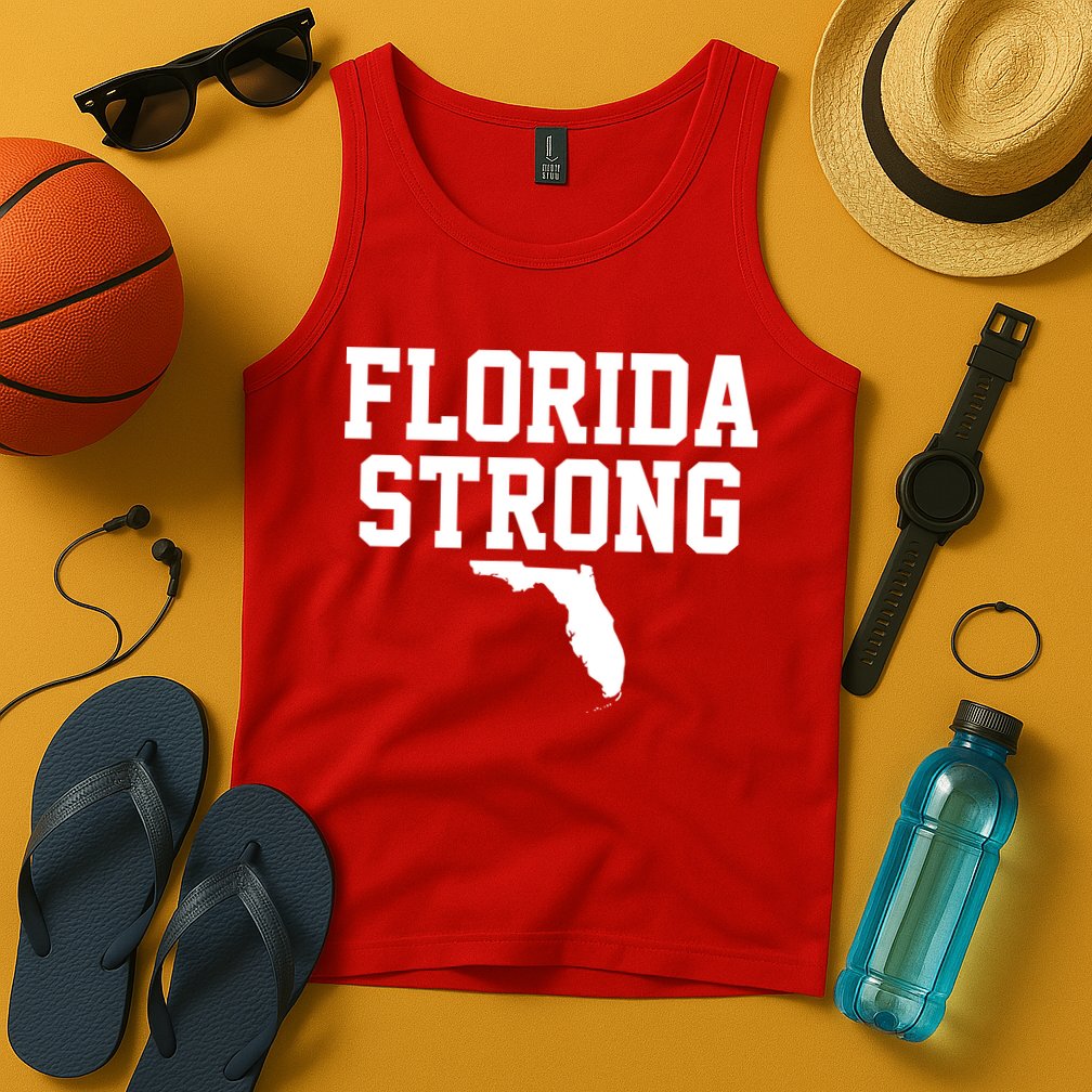 Florida Strong Awareness Hurricane Milton Tank Top