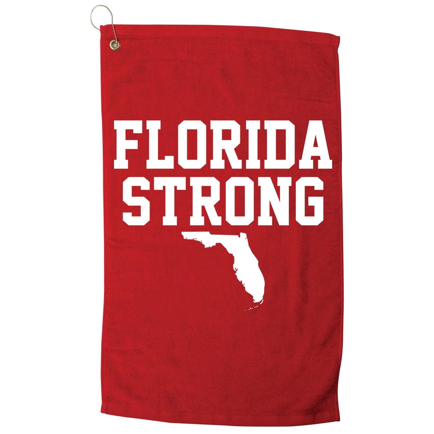 Florida Strong Awareness Hurricane Milton Golf Towel