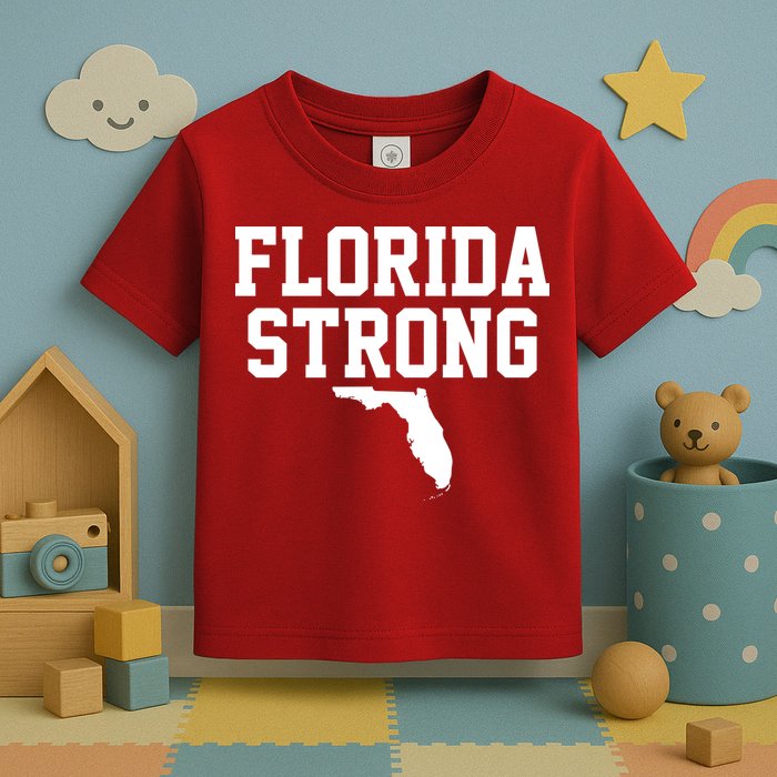 Florida Strong Awareness Hurricane Milton Toddler T-Shirt