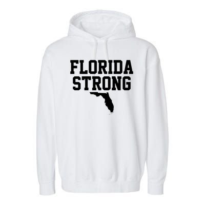 Florida Strong Awareness Hurricane Milton Garment-Dyed Fleece Hoodie