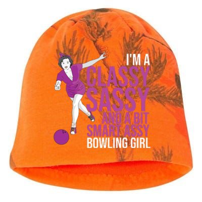 Funny Smart Assy Bowling Gift For Classy Bowler Women Kati - Camo Knit Beanie