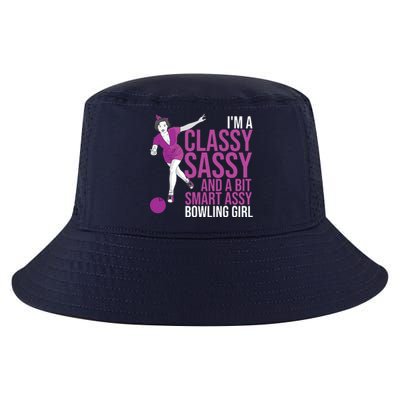 Funny Smart Assy Bowling Gift For Classy Bowler Women Cool Comfort Performance Bucket Hat