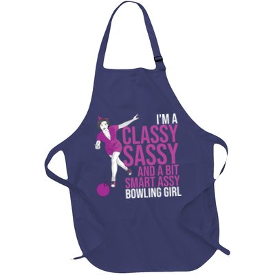 Funny Smart Assy Bowling Gift For Classy Bowler Women Apron